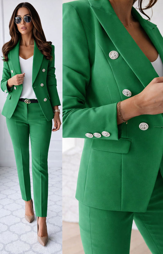 Verde Couture donna elegante Made in Italy