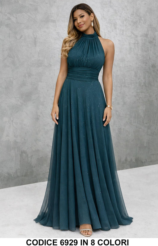 Verde Petrolio donna elegante Made in Italy