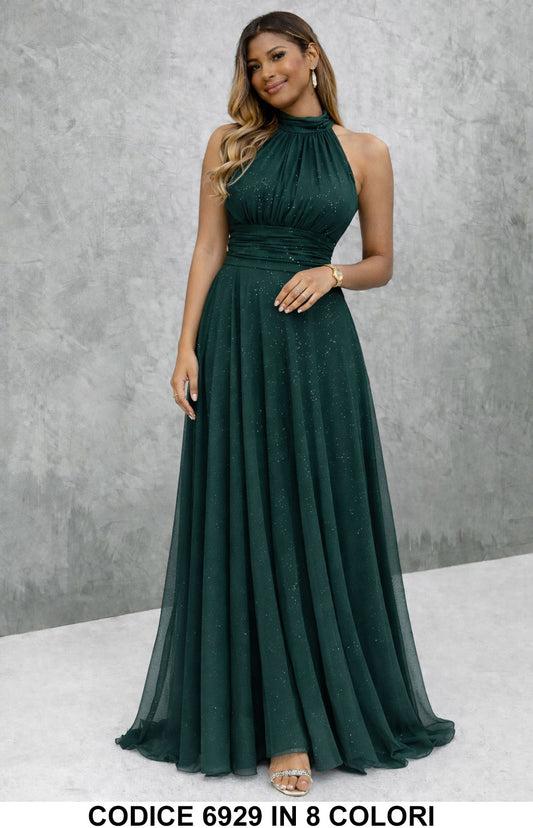 Verde Scuro donna elegante Made in Italy