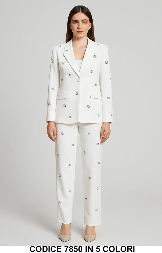 Bianco donna elegante Made in Italy