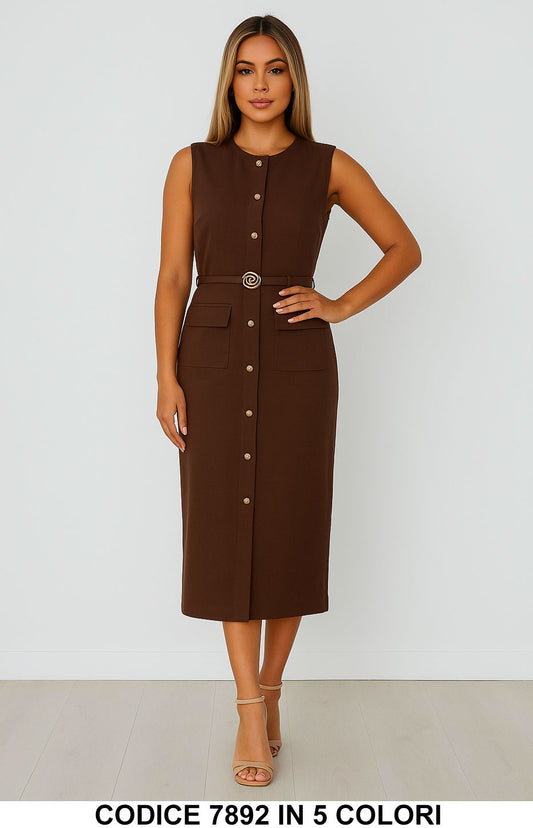 Marrone donna elegante Made in Italy