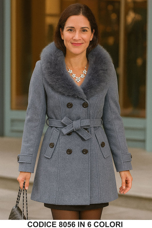 Grigio ⚡ donna elegante Made in Italy