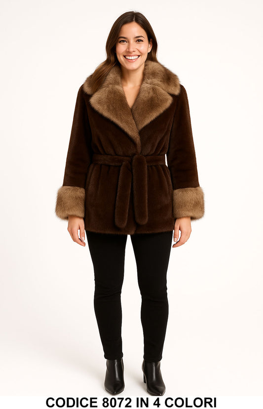 Marrone donna elegante Made in Italy