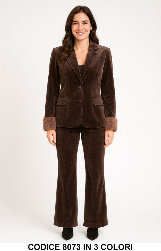 Marrone donna elegante Made in Italy