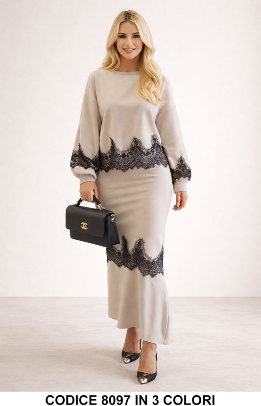 Beige donna elegante Made in Italy