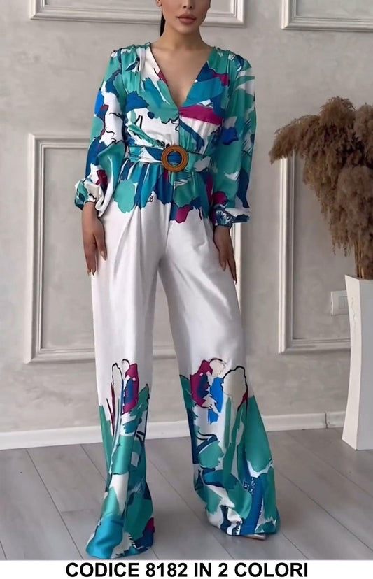 Blu donna elegante Made in Italy