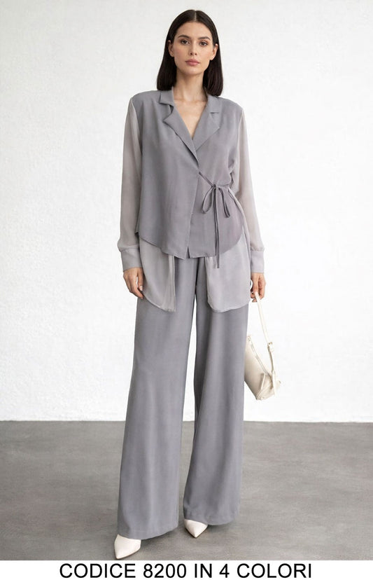 Grigio donna elegante Made in Italy