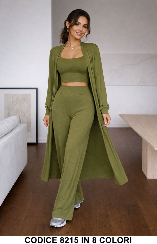 Verde donna elegante Made in Italy