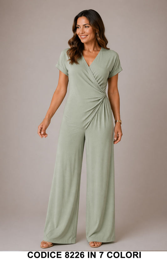Verde salvia donna elegante Made in Italy