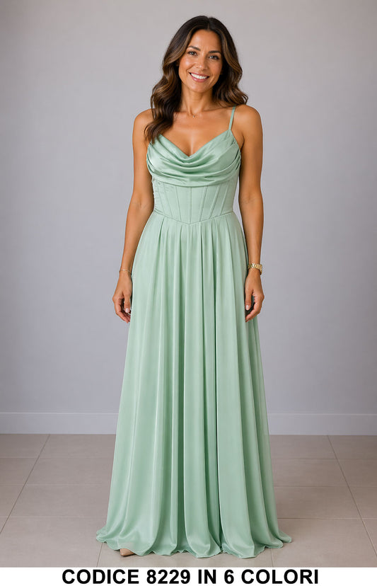Verde donna elegante Made in Italy