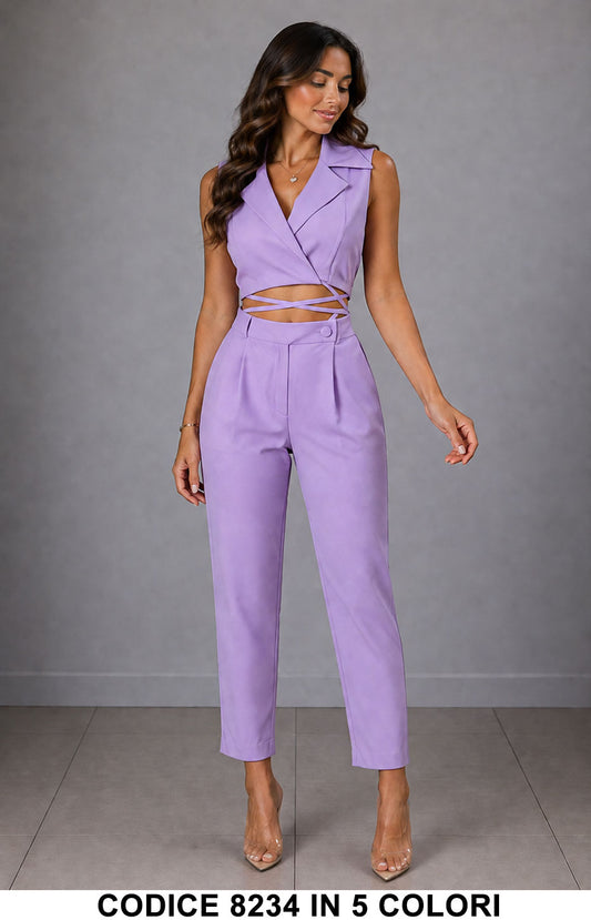 Lilla donna elegante Made in Italy