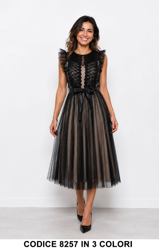 Nero e Beige donna elegante Made in Italy
