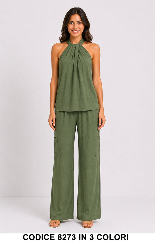 Verde donna elegante Made in Italy