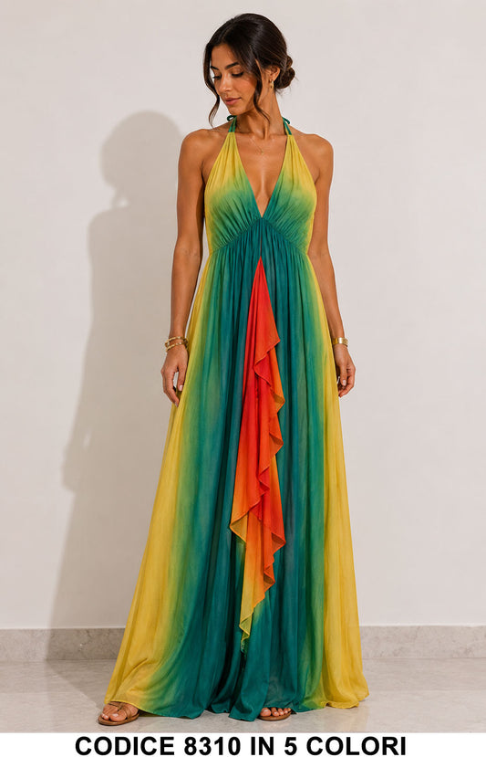 Verde Sfumato donna elegante Made in Italy