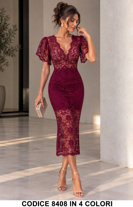 Bordeaux donna elegante Made in Italy