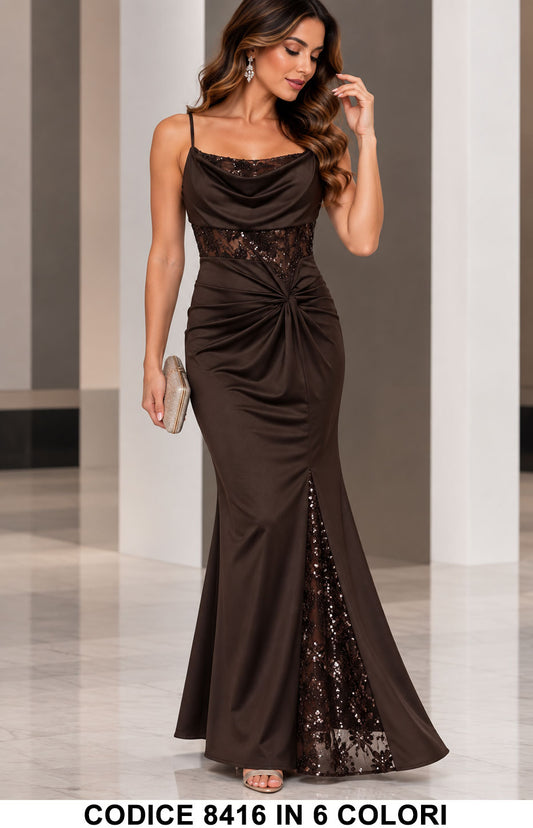 Marrone donna elegante Made in Italy