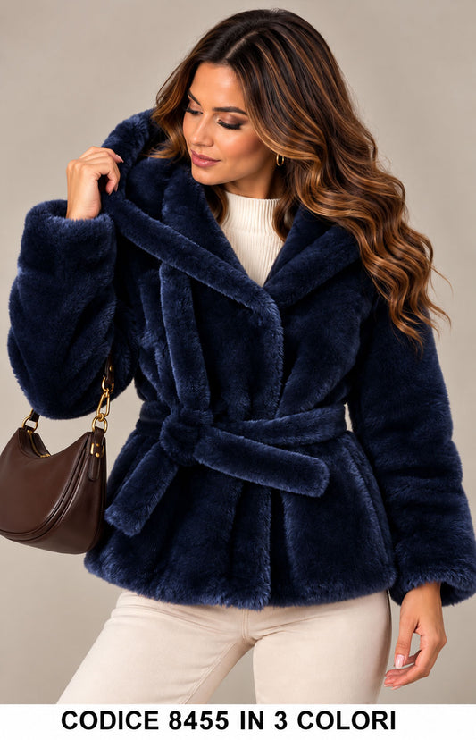 Blu donna elegante Made in Italy