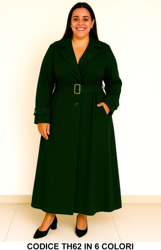 Verde Scuro donna elegante Made in Italy