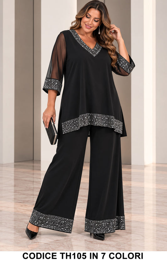 Nero Argento donna elegante Made in Italy