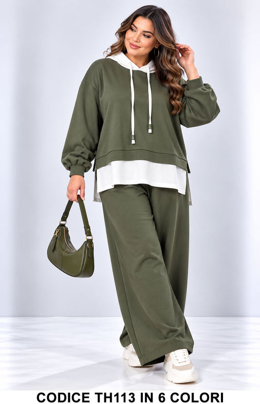 Verde militare donna elegante Made in Italy
