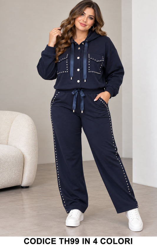 Blu Notte donna elegante Made in Italy