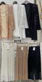Tailleur Completo Giacca e Pantalone Interamente in Paillettes Casual Fashion Completo Coordinato in 3 Colori - 5370