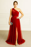 Abito Lungo Evento Cerimonia in Chiffon Fascia Modellabile Stile Impero Vestito Elegante in 4 Colori - 1113