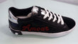 Scarpe Originali Shop★Art Nere Scritta Amour Vellutino Particolari in Argento e Perle Bianche - 18680N