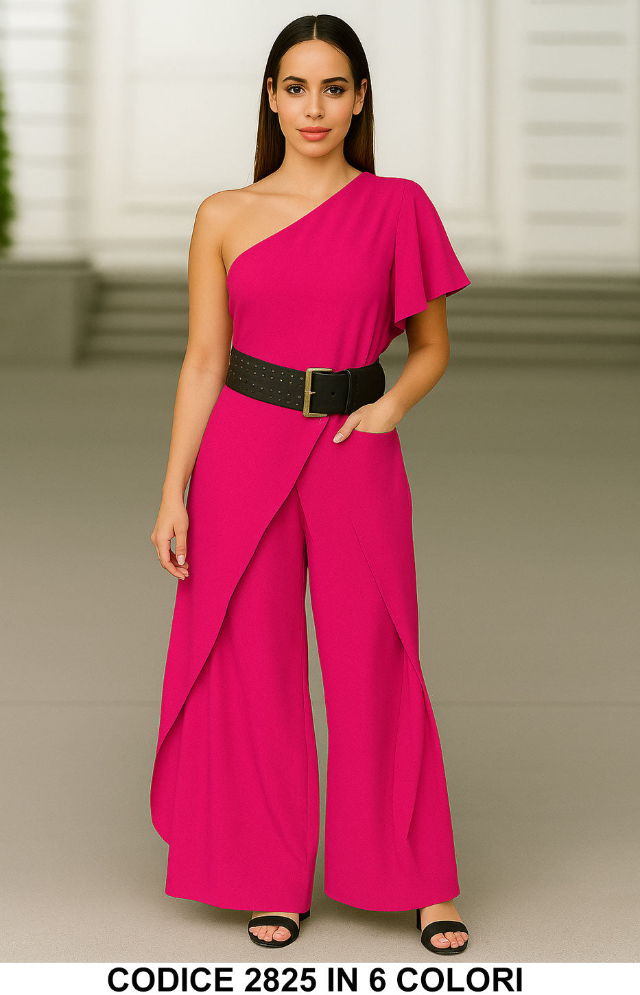 Tailleur 5795 colore Fucsia