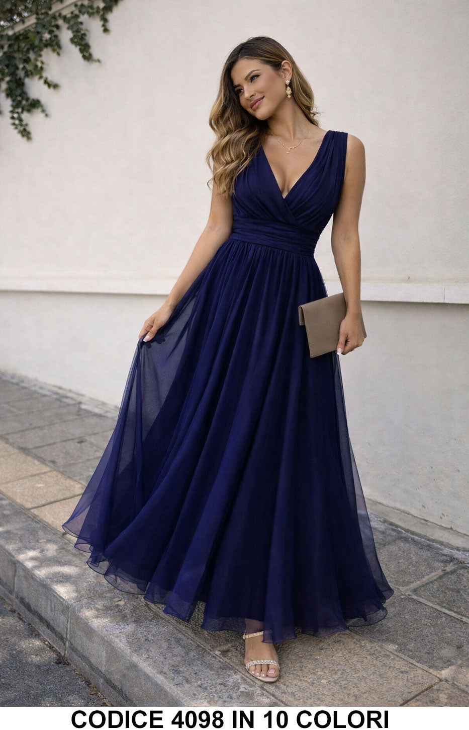Abito 4985 colore Blu Notte