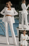 Bianco donna elegante Made in Italy