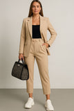 Tailleur Completo Donna Giacca Foderata e Pantalone 2 Bottoni Casual Elegante in 9 Colori - 4551