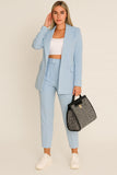 Tailleur Completo Donna Giacca Foderata e Pantalone 2 Bottoni Casual Elegante in 9 Colori - 4551