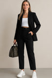 Tailleur Completo Donna Giacca Foderata e Pantalone 2 Bottoni Casual Elegante in 9 Colori - 4551