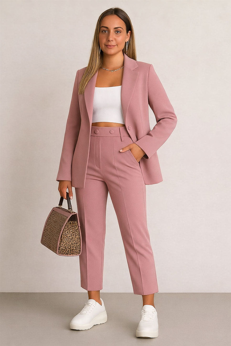 Tailleur 4551 colore Rosa Antico