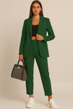 Tailleur Completo Donna Giacca Foderata e Pantalone 2 Bottoni Casual Elegante in 9 Colori - 4551