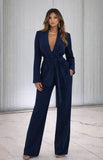 Blu Notte donna elegante Made in Italy