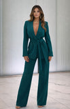 Verde Scuro donna elegante Made in Italy