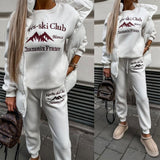 Completo Coordinato Piumino Smanicato Tuta Sportiva Fashion Chamonix France Casual in 4 Colori - 5683