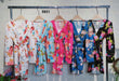 Abito Corto Asimmetrico Modello Kimono con Cintura Stampa Fiori Vestito Casual Elegante in 5 Colori - 5931