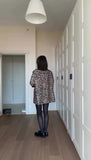 Giacca Donna Animalier Maculata Leopardata Blazer Lungo Casual Elegante - 6858