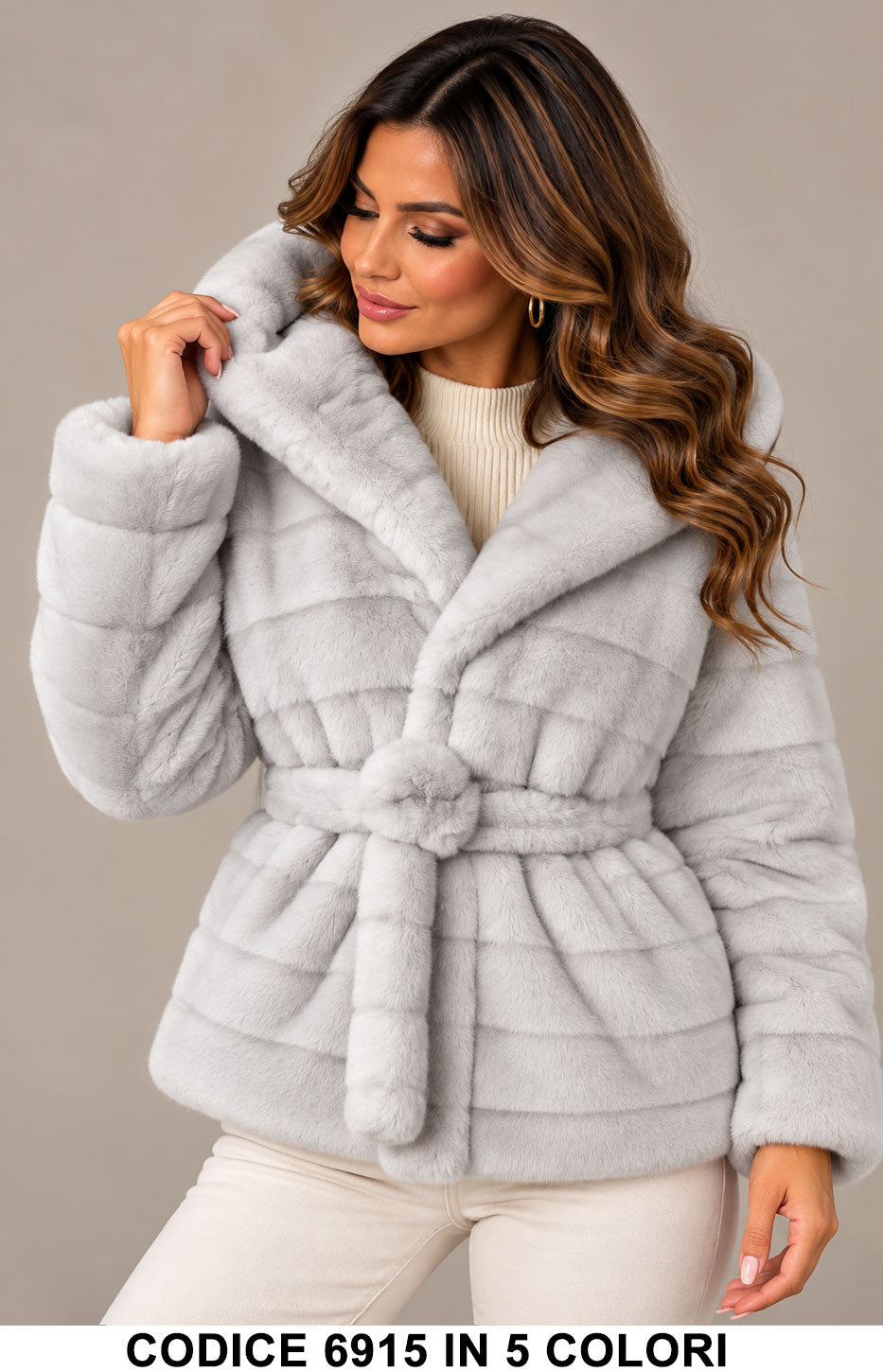 Grigio donna elegante Made in Italy