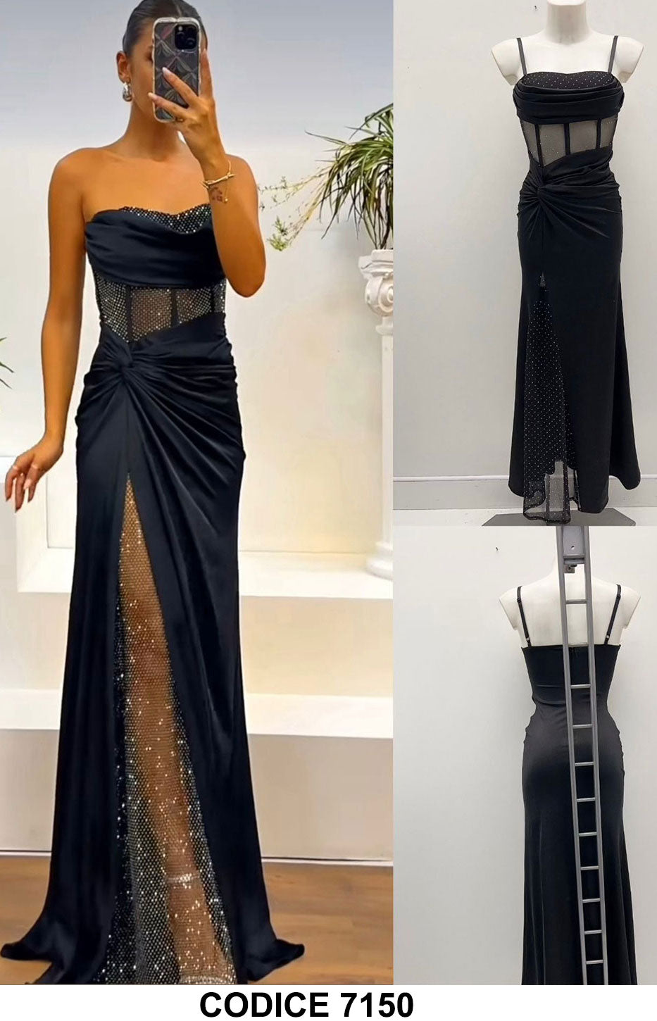 L (44 46) donna elegante Made in Italy