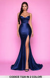 Blu donna elegante Made in Italy