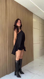 Tuta Intera Corta Multivelo Effetto Blusa Jumpsuit Casual Sensuale Evento Serata in 6 Colori - 7521