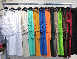 Completo donna estivo con top a balze e pantalone con tasche Coordinato Elegante in 12 Colori – 7748