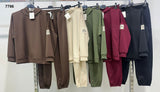 Tuta casual con felpa e cappuccio pantalone jogger Completo Sportivo in 5 colori - 7796