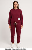 Tuta casual con felpa e pantalone jogger Completo Coordinato Sportivo in 3 colori – 7800