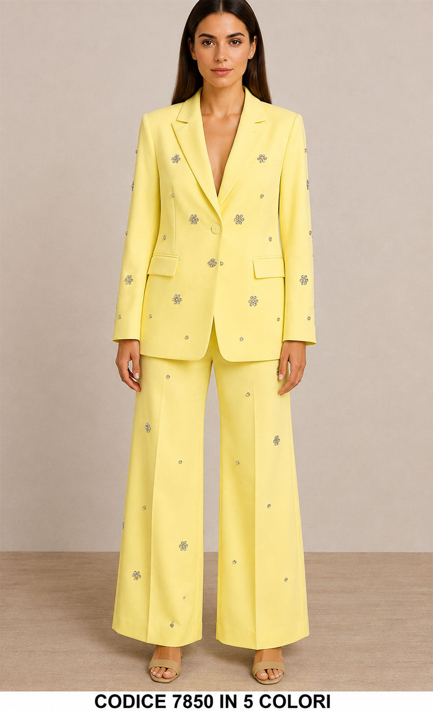 Giallo donna elegante Made in Italy