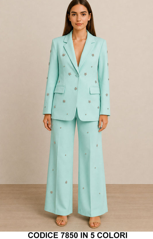 Verde Tiffany donna elegante Made in Italy